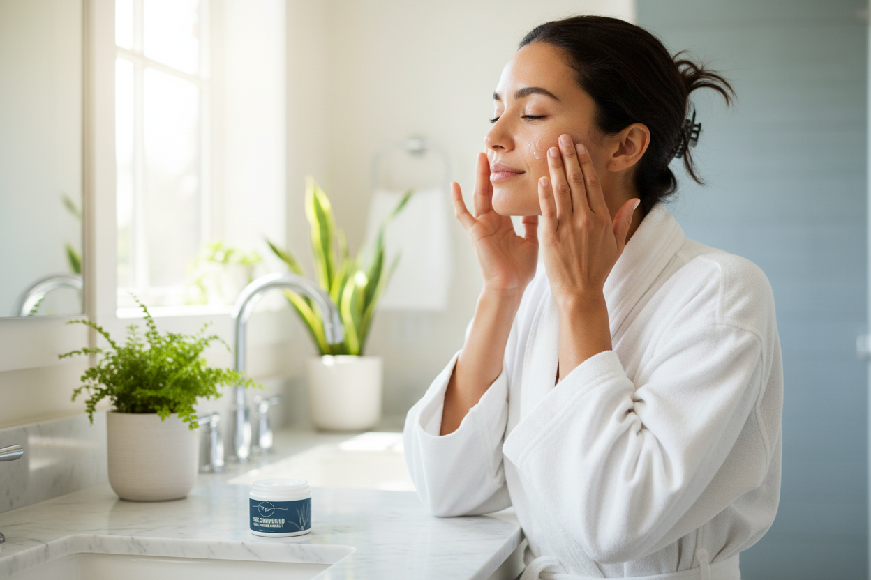 The Compound morning skincare routine