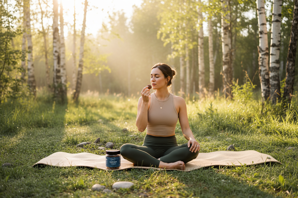 The Daily Deposit outdoor wellness moment